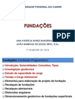 Fundações - Introdução - 2018 - 1