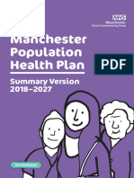 Manchester Population Health Plan: Summary Version 2018-2027