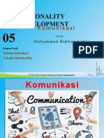 Komunikasi Personalitas