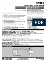 3-Phase Plug-In Voltage Monitor: Installation Mode of Operation