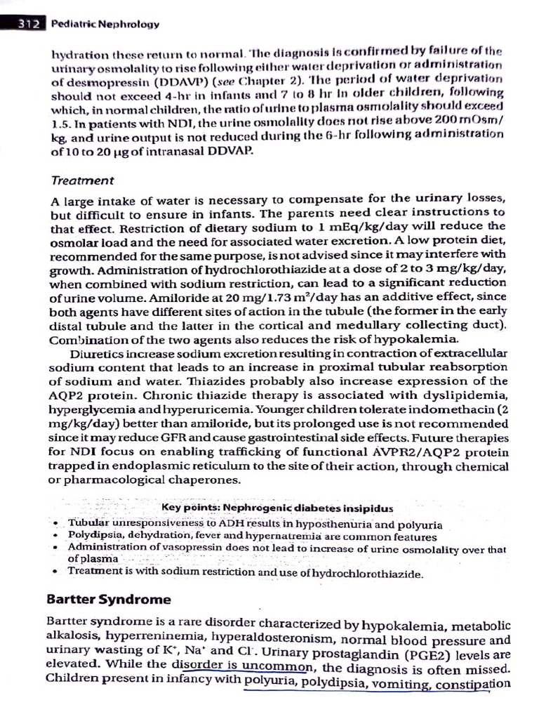 Pediatrics Nephrology PDF Urinary Incontinence Diseases And Disorders