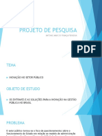 Pré-projeto - Gestão Pública