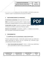 IFT-06 - Abertura, registro, aprovação e acompanhamento de projetos de melhoria