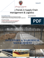 Emerging Trends in Supply Chain Management & Logistics: Session 09