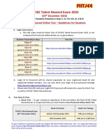 FTRE 25th Dec 2022 Test Guidelines