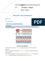 1.3. La Structure Des Membranes