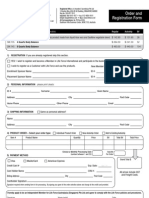 Singapore Order Form