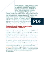 Valores y Control de La Contaminacion Ambiental