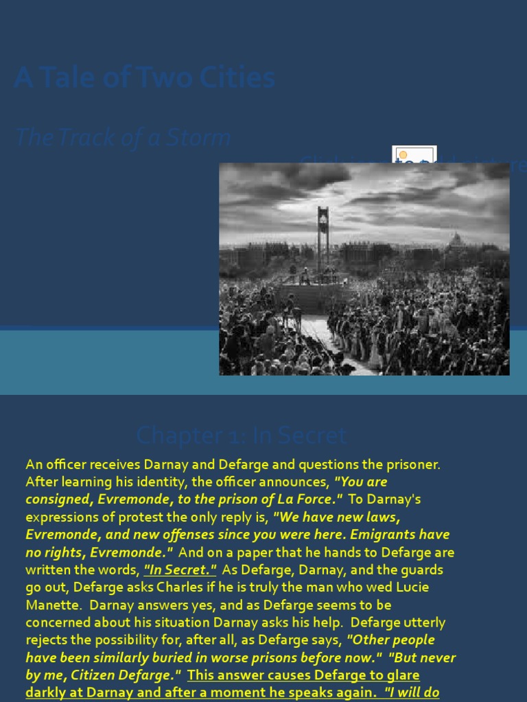 Tale Two Cities Book Summary  PDF  A Tale Of Two Cities