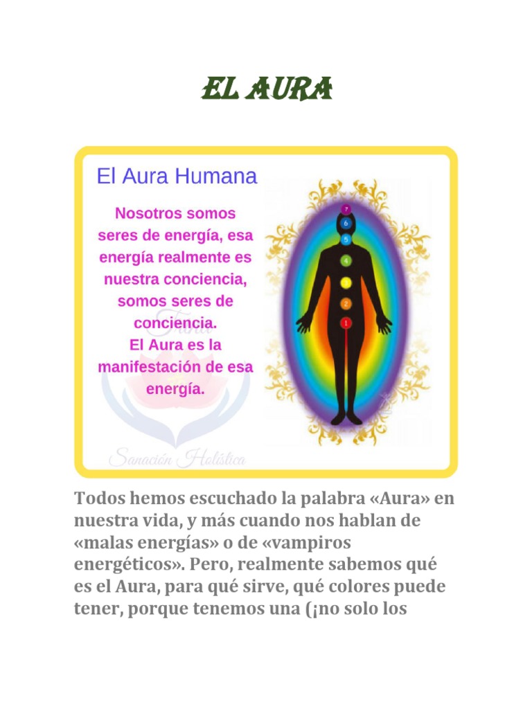 Como Ver El Aura 1era Clase PDF Aura (paranormal) Vida
