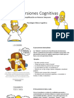 Distorsiones Cognitivas de Homero Simpson