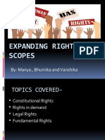 Expanding Rights of Scopes: By: Manya, Bhumika and Vanshika