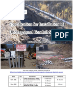 Specification For Installation of Underground Conduit Systems (Fortis BC)
