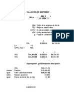 Clase FC II C ValuaciÃ N Empresas 16112022