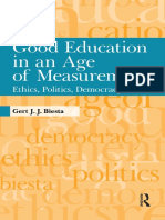 (Interventions_ Education, Philosophy, and Culture) Gert J.J. Biesta - Good Education in an Age of Measurement_ Ethics, Politics, Democracy-Paradigm Publishers (2010)