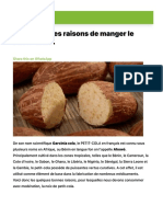 Les 10 bonnes raisons de manger le PETIT-COLA – AGROBENIN