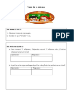 Tarea de La Semana: Día: Martes 21-03-23