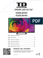 K24DLM10H K32DLM10H TELEVISOR LED 24"/32": Manual Del Usuario