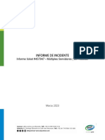 Informe de Incidente: Informe Ticket #457947 - Múltiples Servidores - Sin Acceso