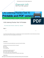 CAE Listening Practice Test 16 Printable - EngExam - Info