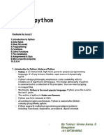 Python Level-1 Notes BY ASMA