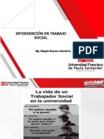 Intervención en Trabajo Social: Mg. Magda Bayona Sanabria