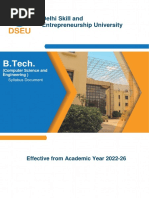 B.Tech.: Delhi Skill and Entrepreneurship University