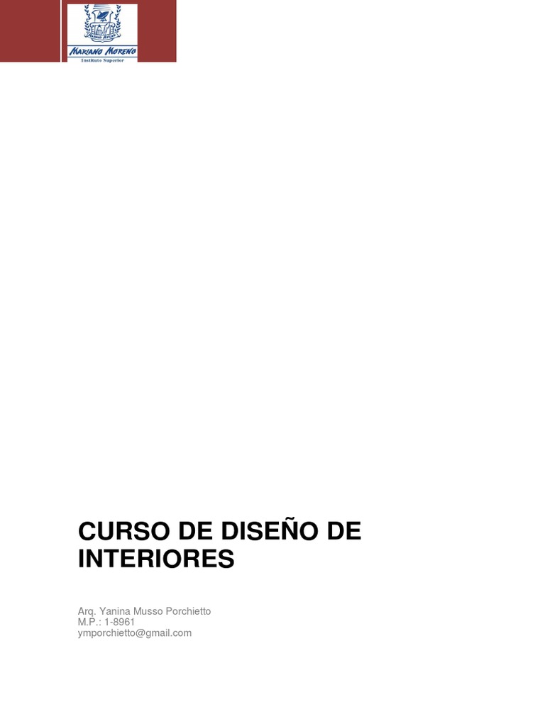 Curso Diseño De Interiores Pdf Minimalismo Mueble