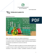 Ficha de Clase N°4: Asignatura: Biología