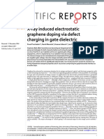 X-Ray Induced Electrostatic Graphene Doping Via Defect Charging in Gate Dielectric