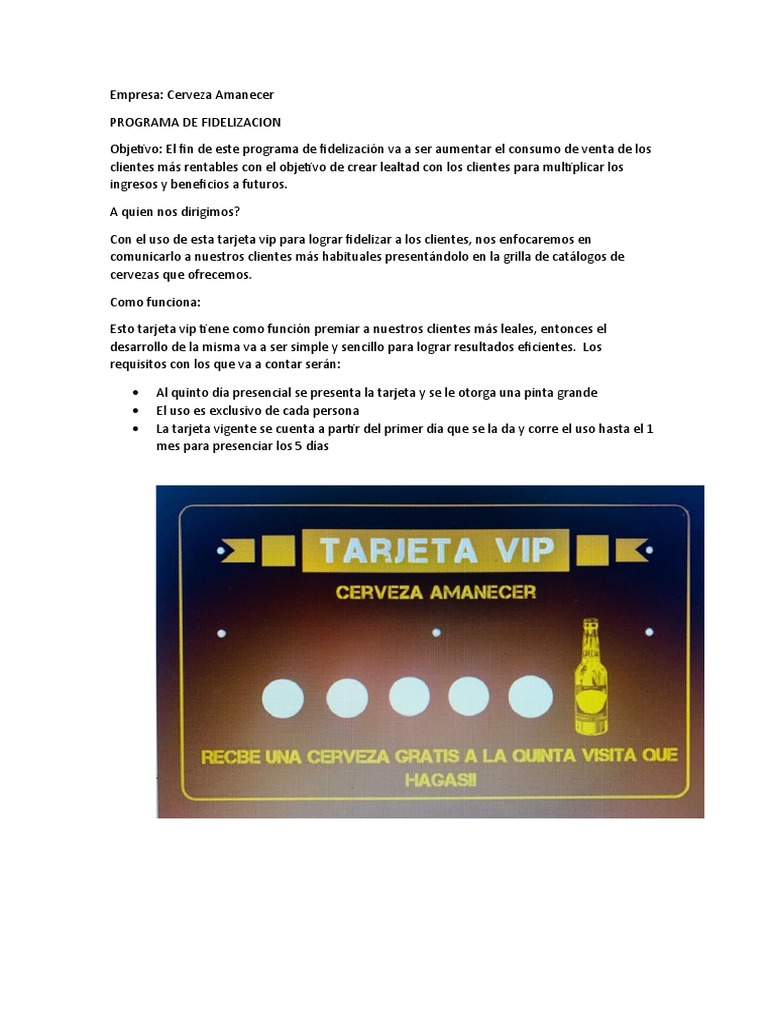 HILO DE PROGRAMAS DE FIDELIZACI N intelligence overview