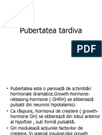 Pubertatea Tardiva