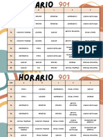 Horario 9°