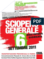 Sciopero 6 Settembre