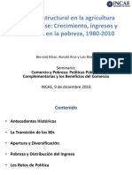 Cambio Estructural en La Agricultura Costarricense: Crecimiento, Ingresos y Reducción en La Pobreza, 1980-2010