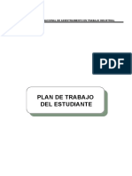 Plan de Trabajo Del Estudiante