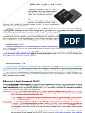 Memoria Flash NAND-arhitectura-tipuri-caracteristici-new | PDF