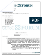 Direito Constitucional - Prof - Bernando Fernandes - Aula 4 - Poder Constitucional