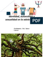 Identidad, Autoestima y Sexualidad en La Adolescencia: Facilitadora: Psic. Yainer Carrero