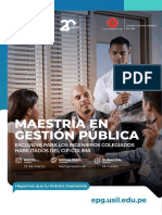 Brochure - Gestión Pública - Cip