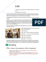 Case Study: Reading G