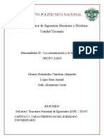 Resumen ENCUESTA NACIONAL DE EGRESADOS (ENE - 2019