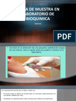 Toma de Muestra en Laboratorio de Bioquimica: Subtítulo