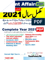 Current Affairs 2021 Complete Year PDF