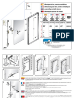 Puerta Entrada Blindada Lacada Blanca CM Izquierda 10295425 Assemblysheet