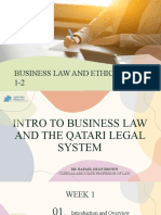 1-2 Intro To Bus Law and Qatari Legal Sys