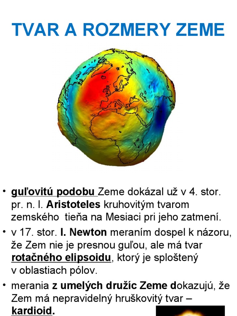 Tvar A Rozmery Zeme | PDF
