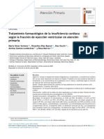 Tratamiento Farmacológico de La Insuficiencia Cardíaca Según La Fracción de Eyección Ventricular en Atención Primaria