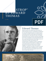 "Adlestrop" by Edward Thomas Analysis