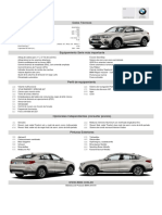 BMW X4 28I - Xline: Datos Técnicos